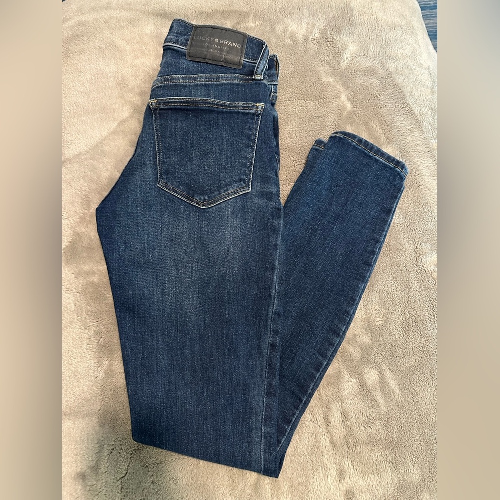Lucky Brand Dark Blue “Ava, Super Skinny” Jeans - Size 25